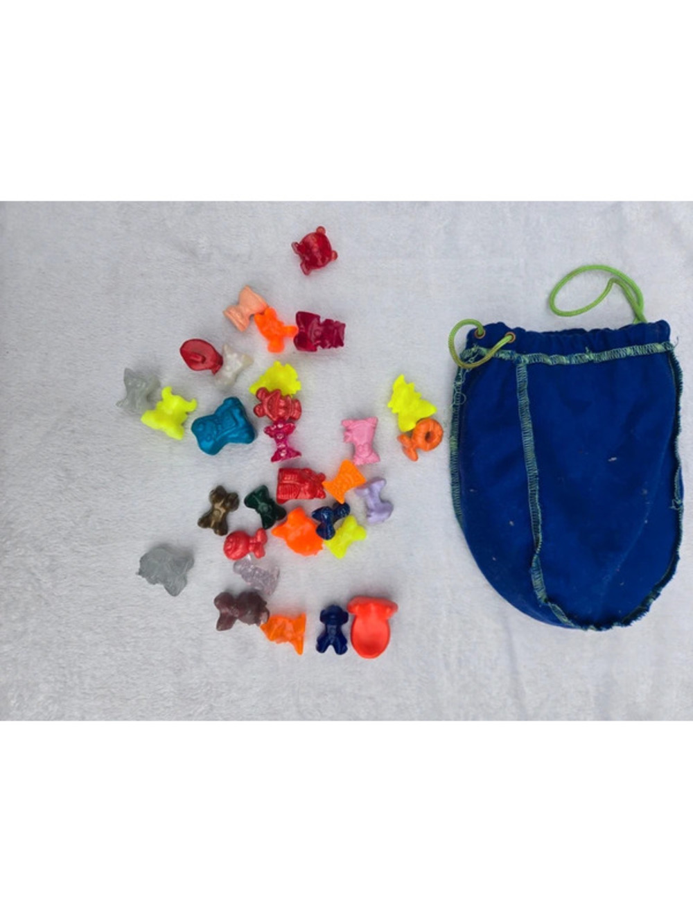 Vintage 1999 GoGo’s Crazy Bones Mutants Lot + Original Drawstring Bag